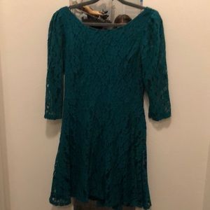 Nordstrom Love Fire lace skaters dress Large
